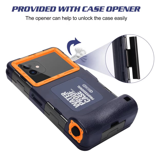 Housing [15m/50ft] Video Swimming Waterproof for Snorkeling with Professional Y8p Diving Photo Up to Lanyard Phones LCD Surfing And UrbanX 6.9 Case Underwater all Protective Inch