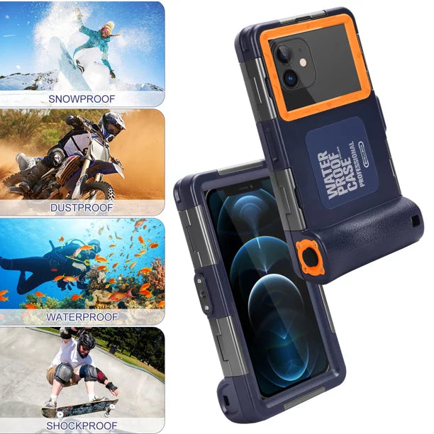 to Protective LCD Inch for Phones Case [15m/50ft] Professional nova Diving Snorkeling Underwater all UrbanX Waterproof Surfing Video And Housing with 6.9 Up 5z Lanyard Photo Swimming