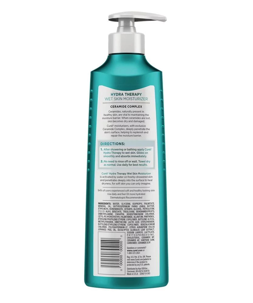 4) Wet Hydra Skin Therapy (Pack Itch Moisturizer, of Defense oz 12 Skincare Curel