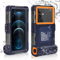 Case Surfing Professional 6.9 UrbanX [15m/50ft] Underwater And Inch for Up Housing Protective Phones Tecno LCD 17 Snorkeling Waterproof all Camon to Photo with Swimming Video Lanyard Diving