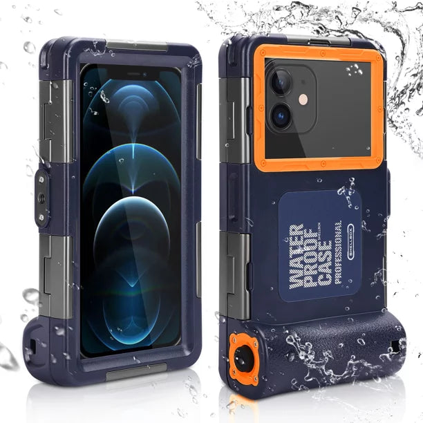 Housing [15m/50ft] Video Swimming Waterproof for Snorkeling with Professional Y8p Diving Photo Up to Lanyard Phones LCD Surfing And UrbanX 6.9 Case Underwater all Protective Inch