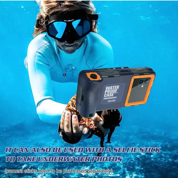 Housing [15m/50ft] Video Swimming Waterproof for Snorkeling with Professional Y8p Diving Photo Up to Lanyard Phones LCD Surfing And UrbanX 6.9 Case Underwater all Protective Inch